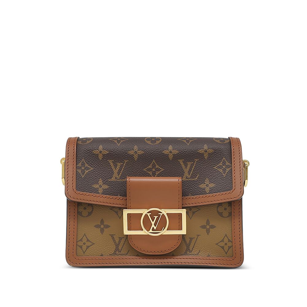 Pre-Loved Louis Vuitton Monogram Reverse Mini Dauphine